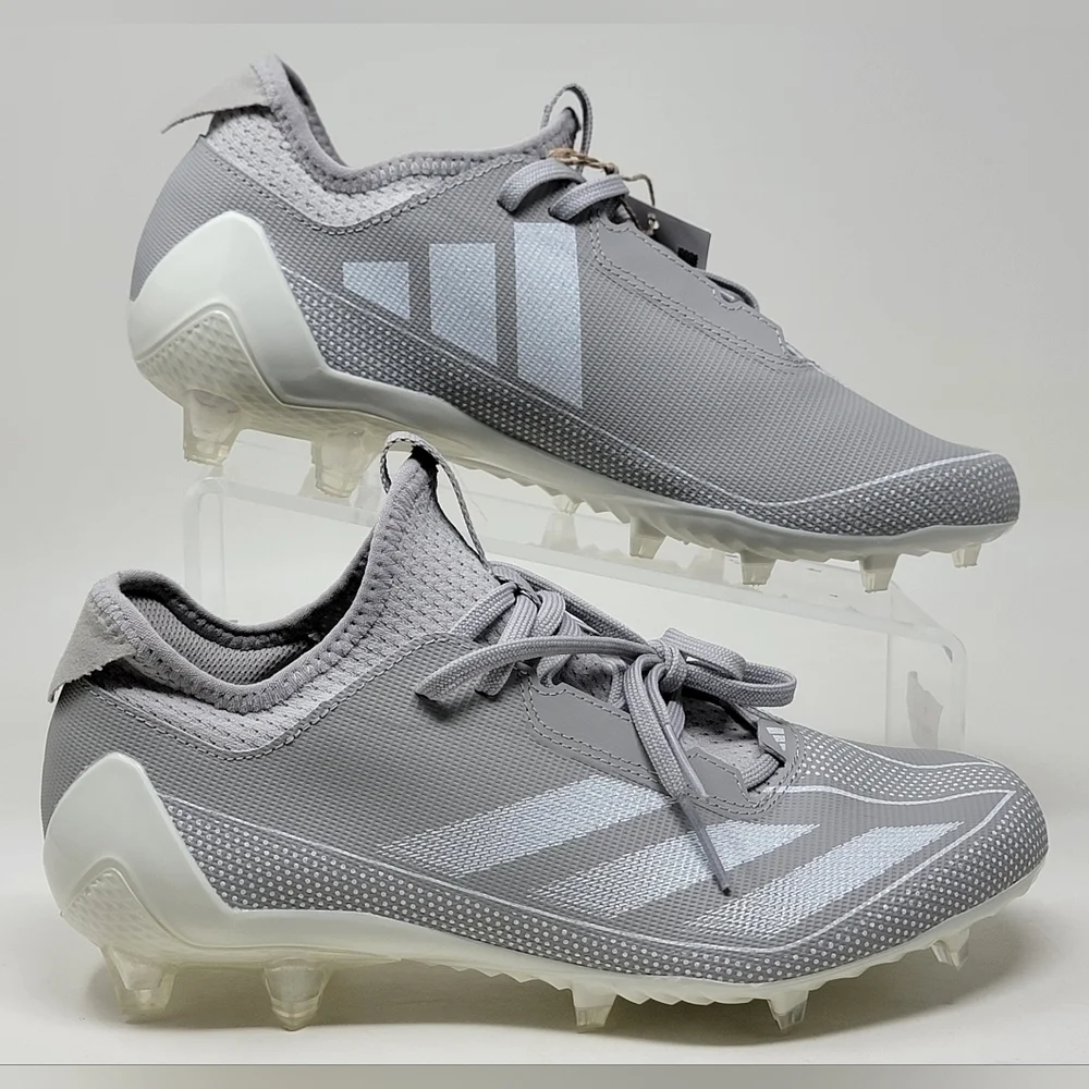 Adidas Adizero Electric.1 IF2427 Grey Silver Football Cleats Mens Size 11.5 New